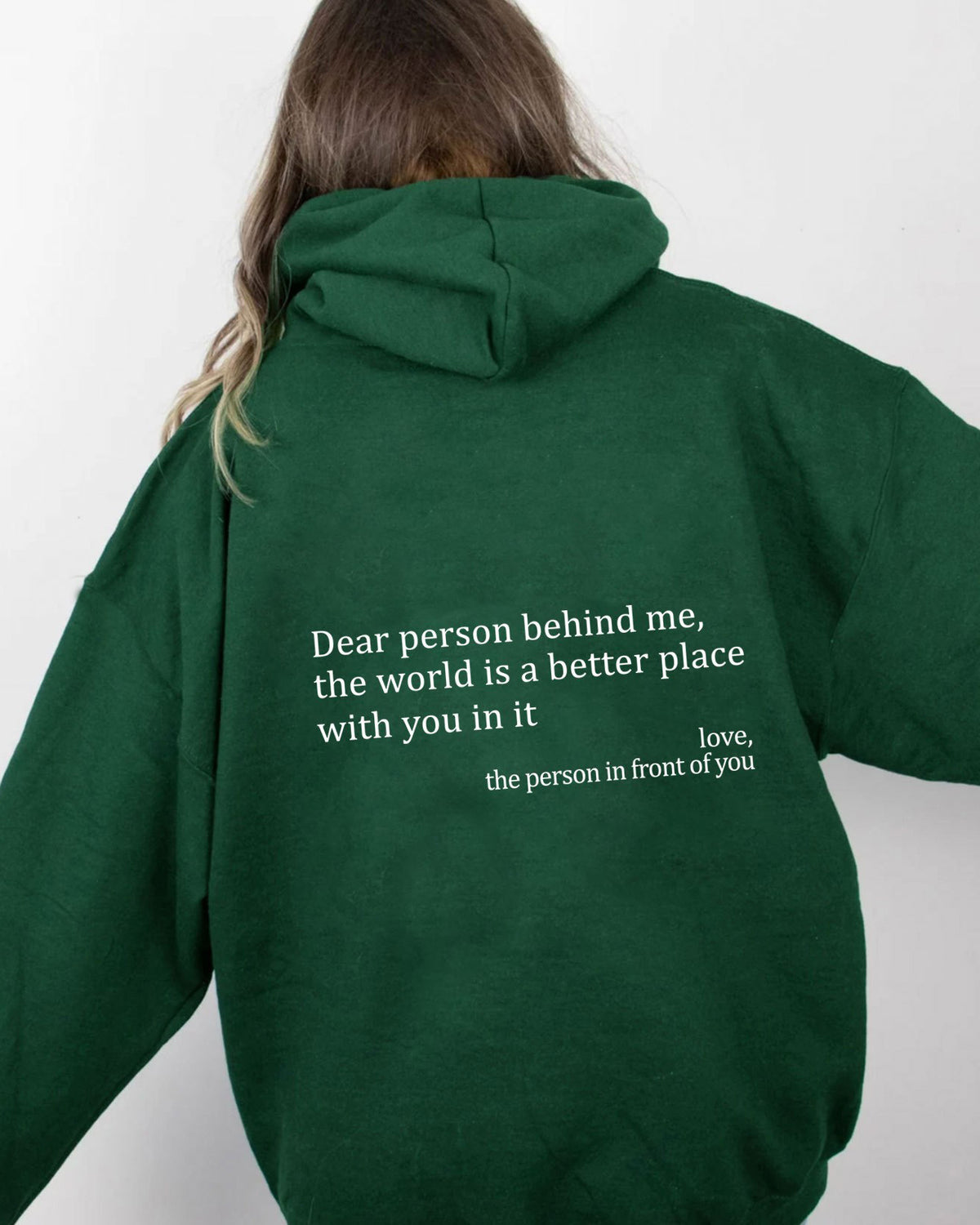 Sweatshirt mit Kapuze und Buchstaben-Print