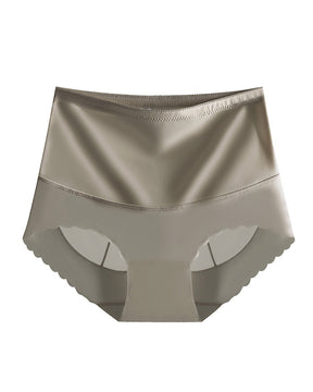 High Waisted Tummy-Controlling Silk Temperature-Changing Antibacterial Crotch Panties