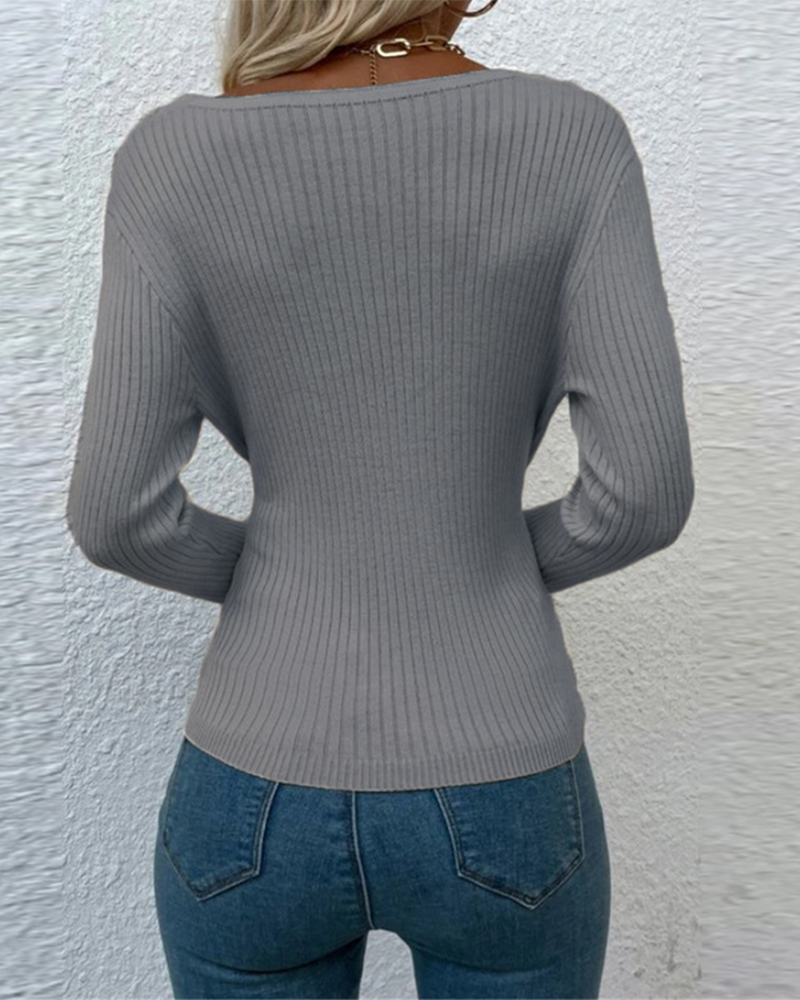 Irregular Crossings Sweater