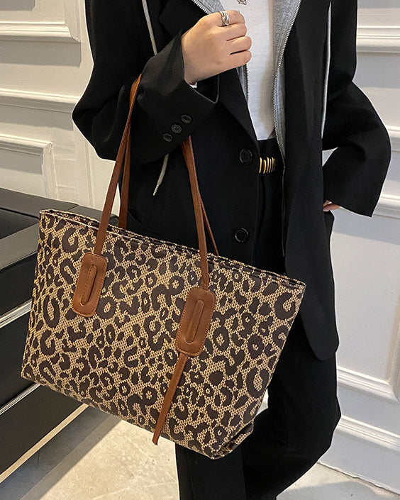 Leopard Print Shoulder Bag