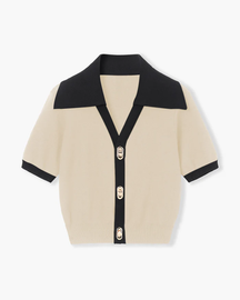 Effortless Collared Top