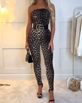 Leopard Print Jumpsuit(pre-sale)