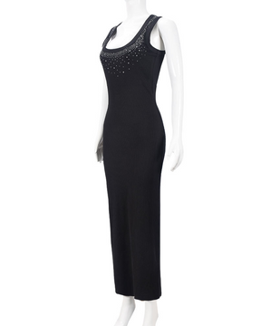 Slim Hip-Hugging Diamond Dress