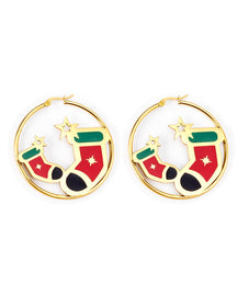 Christmas Light Luxury Earrings