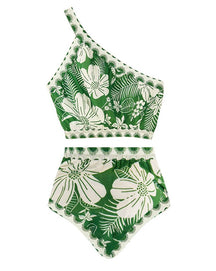 Floral Print One-pieces Swimsuits & Cover-ups