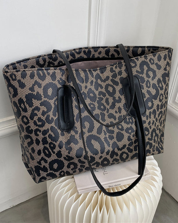 Leopard Print Shoulder Bag