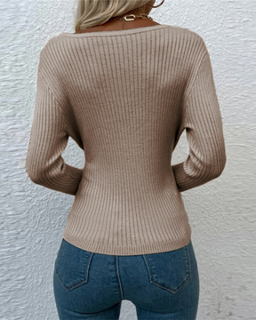 Irregular Crossings Sweater