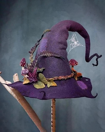 Halloween Decorative Felt Witch Hat