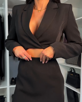 Suit Coat Mini Dress (Pre-Sale)