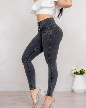 Skinny High-Waisted Jeans Decorated (Pre-Sale)