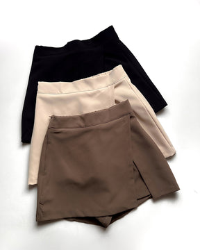 Front Slit Shorts Blazer Skirt (Pre-Sale)