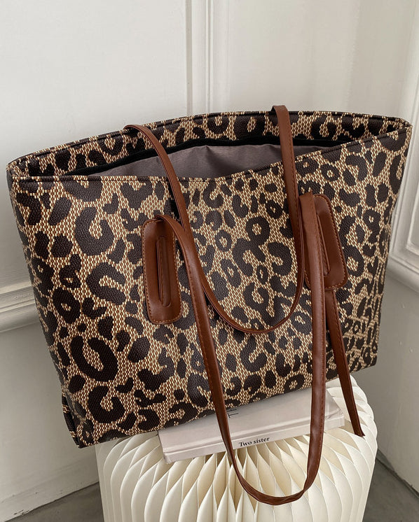 Leopard Print Shoulder Bag