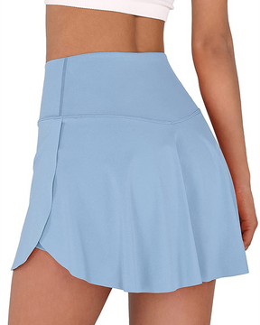 Falda culotte de entrenamiento de secado rápido para fitness