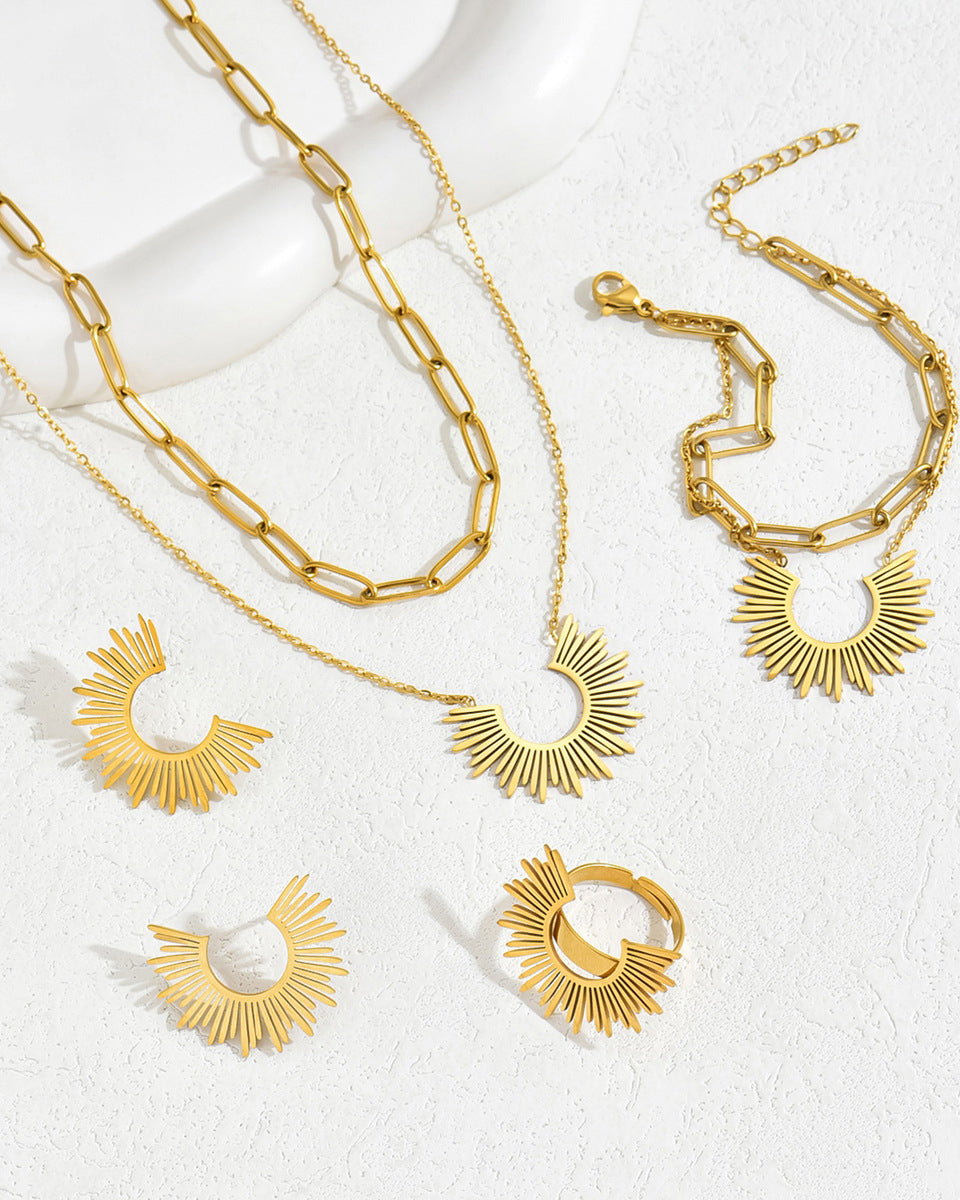 Sunflower Jewelry Set