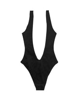 Black Scribble Bikini One Piece Swimsuits and Pants