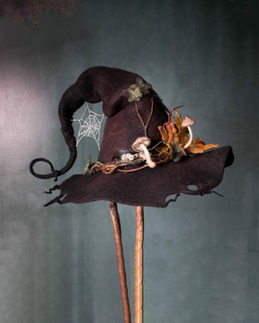 Halloween Decorative Felt Witch Hat