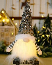 Christmas Glow Faceless Doll Ornament