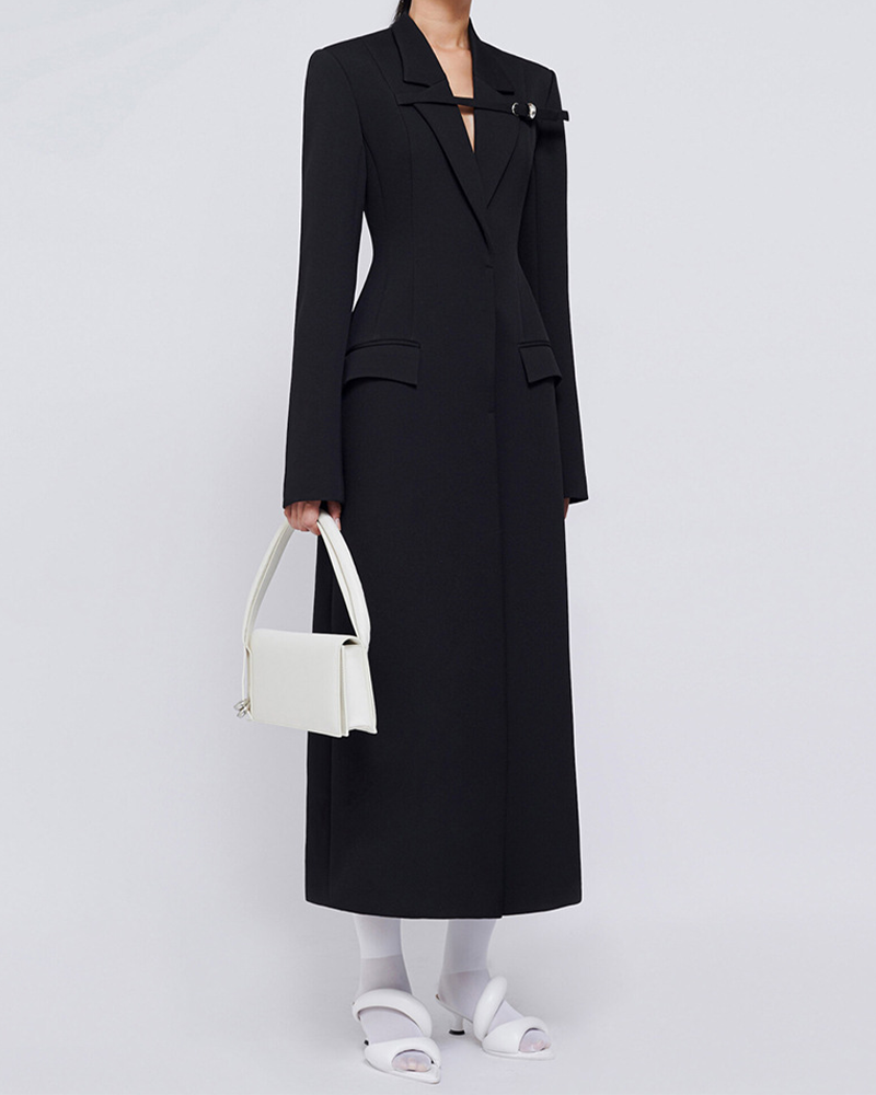 Elegant Commuter Long Suit Jacket