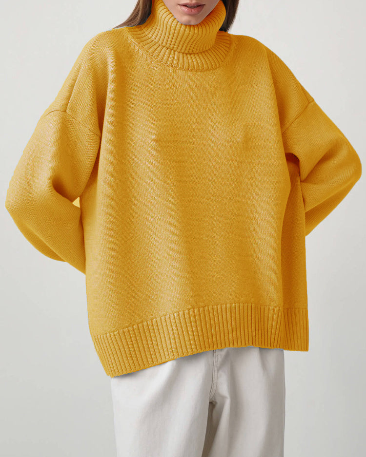 Turtleneck Loose Knit Sweater