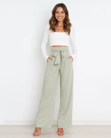 Casual Versatile Wide Leg Trousers