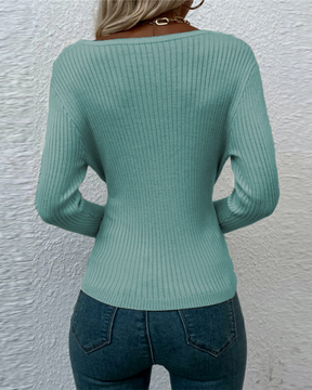 Irregular Crossings Sweater