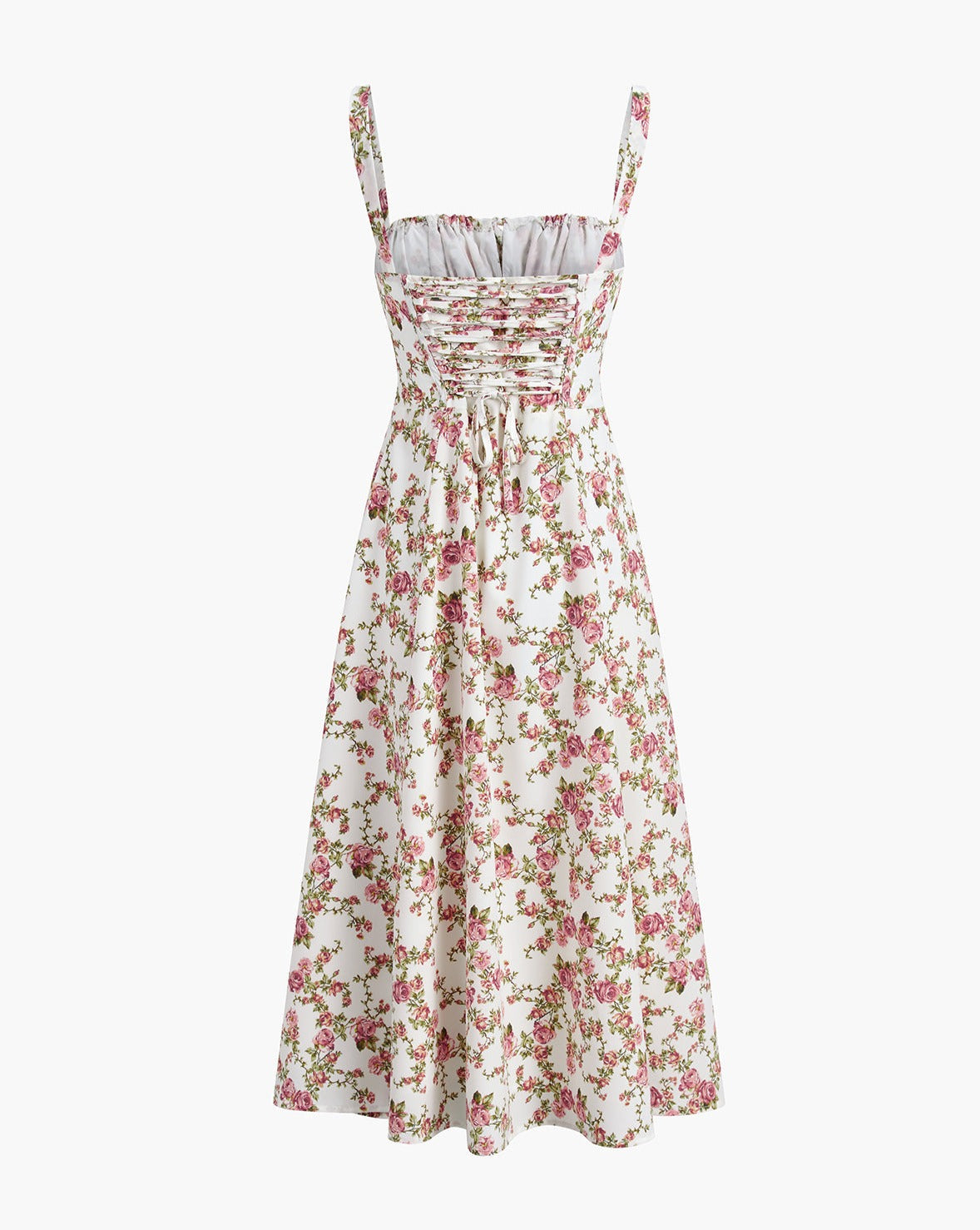 Rosebud Floral Midi Sundress