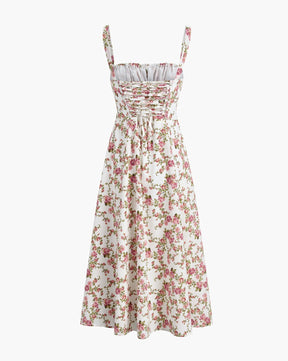 Rosebud Floral Midi Sundress