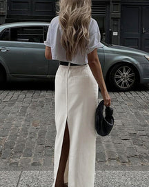 Parisian Slit Maxi Skirt