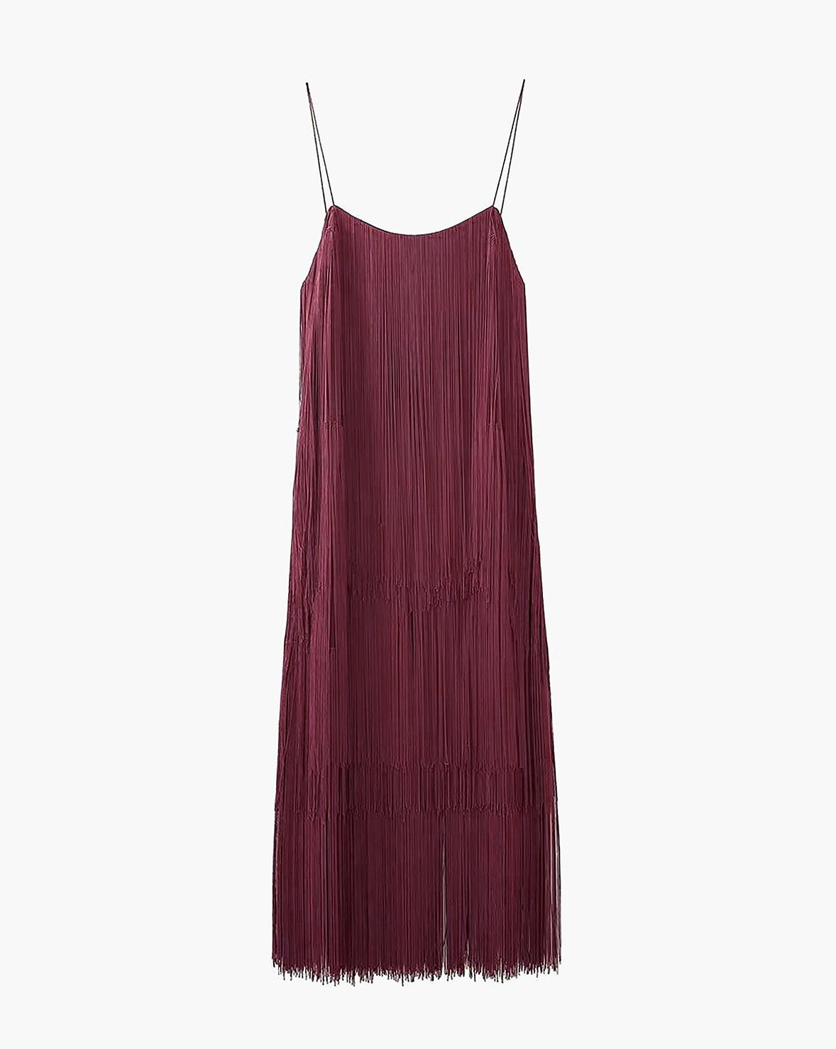 Florence Fringed Open Back Short Dress