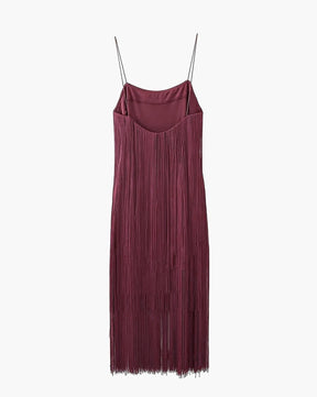 Florence Fringed Open Back Short Dress