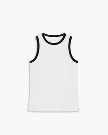 Worth A Million-Tanktop mit Kontrastbesatz