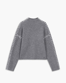 Übergroßer Pullover mit Stehkragen von Shift The Focus