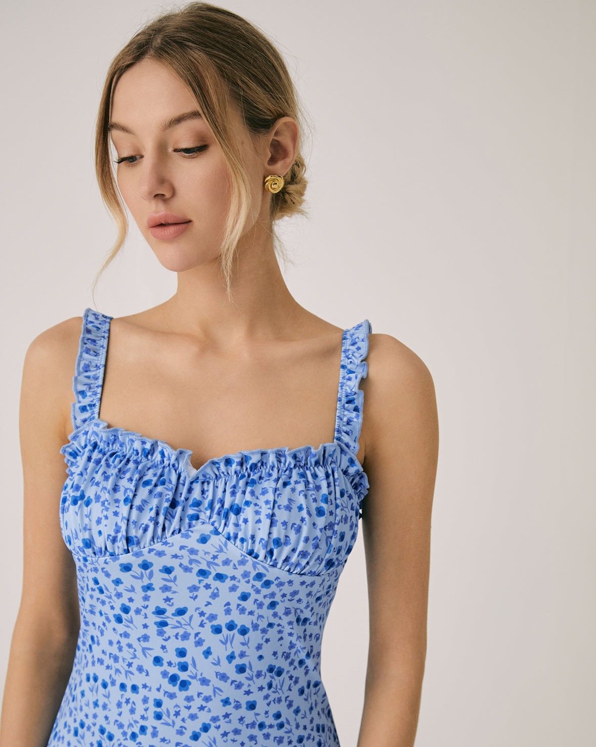 Vestido midi de vacaciones bohemio floral Cami