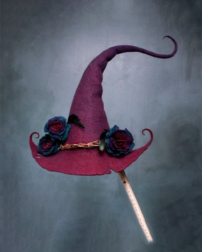 Halloween Decorative Felt Witch Hat