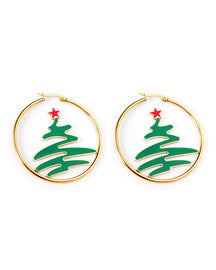 Christmas Light Luxury Earrings