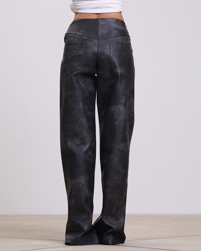 Irregular Vintage Straight Pants