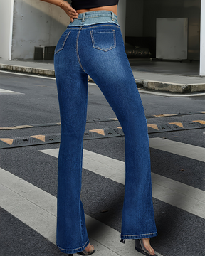 Slim-Ffit Flared Jeans