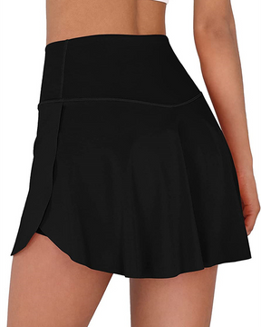 Falda culotte de entrenamiento de secado rápido para fitness