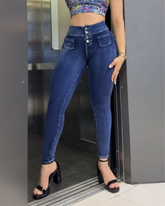 High-Waisted Slim Jeans (Pre-Sale)