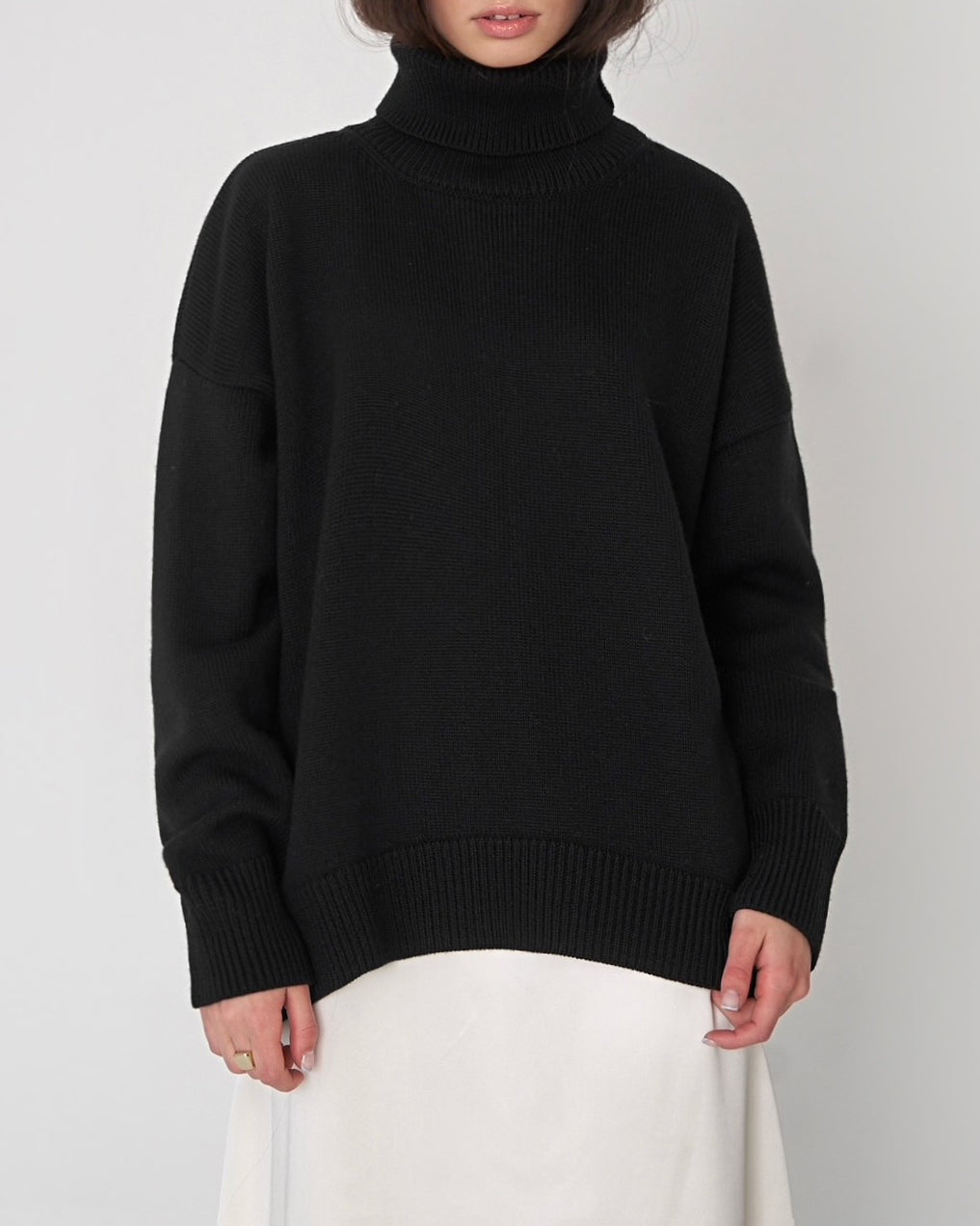 Turtleneck Loose Knit Sweater