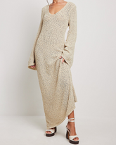 Elegant Versatile Sweater Long Dress