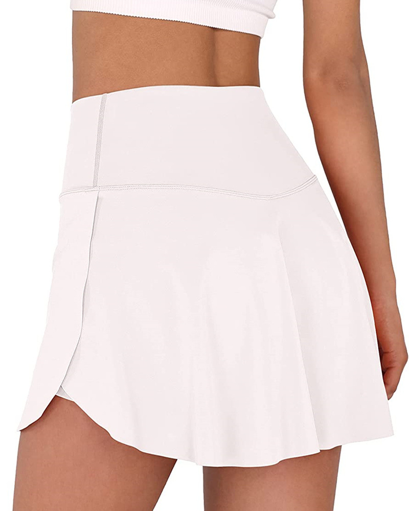 Falda culotte de entrenamiento de secado rápido para fitness