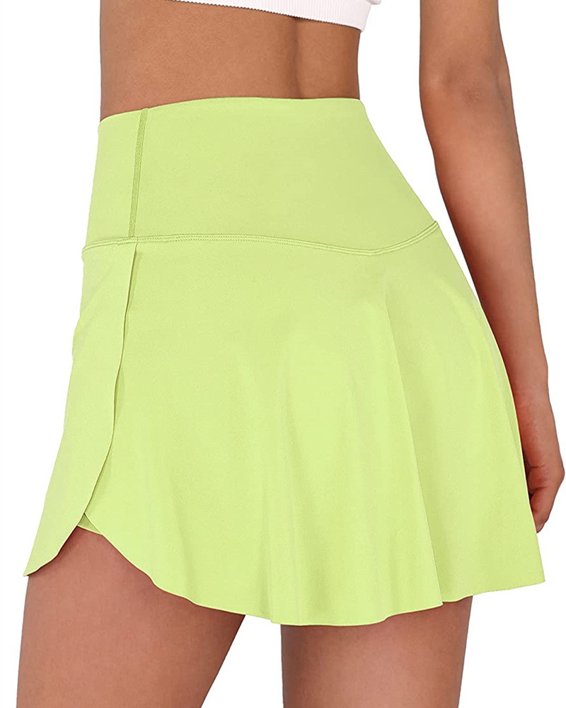 Falda culotte de entrenamiento de secado rápido para fitness