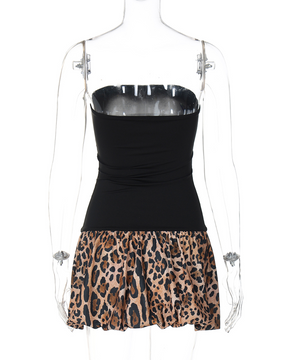 Leopard Print Mini Dress