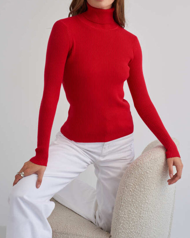 Turtleneck Pullover Sweater