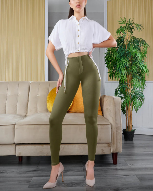 Tummy Control High Waist Shaping Butt Lifting Slimming Pants