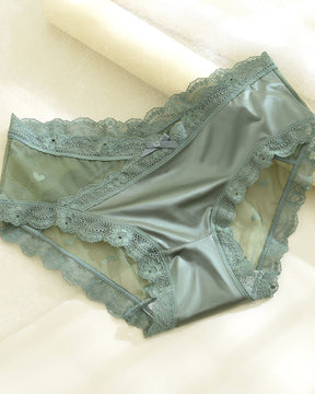 Silk Antibacterial Lace Panties