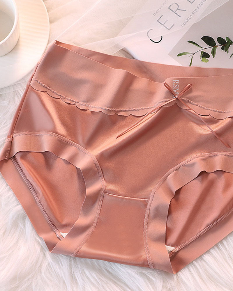 Luxury Light Luxury High Waist Waist Corset Satin Panties