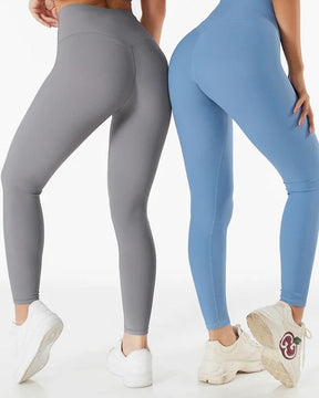 Hip Raise High Waist Bauch-Pfirsichhose, elastische Yogahose