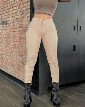 Damen-Stretch-Pull-On-Jeggings in verschiedenen Farben erhältlich